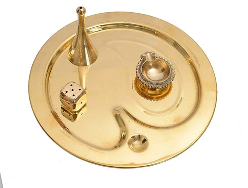 Brass Pooja Thali 0.41kg